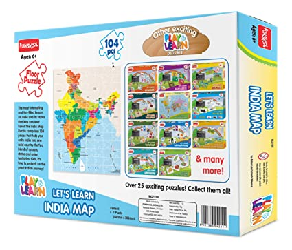 Funskool Let's Learn India Map Puzzle