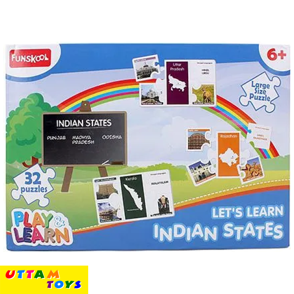 Funskool Let's Learn Indian States Puzzle