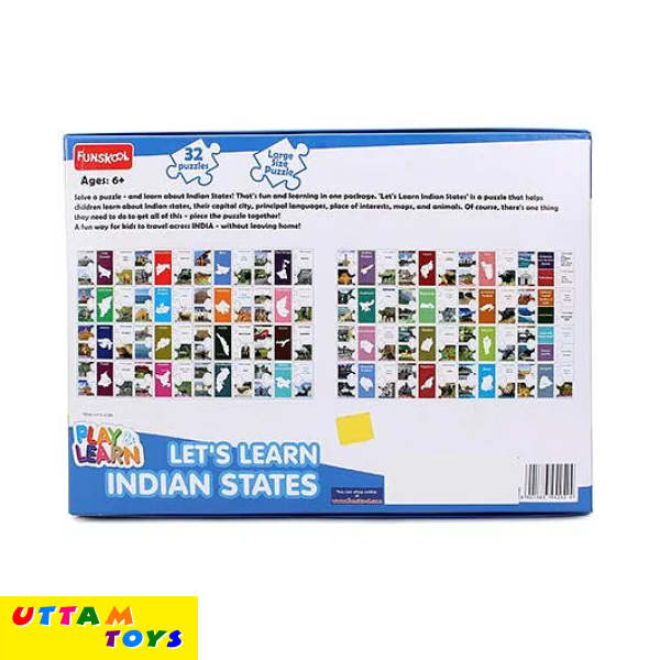 Funskool Let's Learn Indian States Puzzle