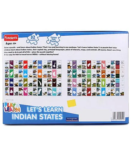 Funskool Let's Learn Indian States Puzzle