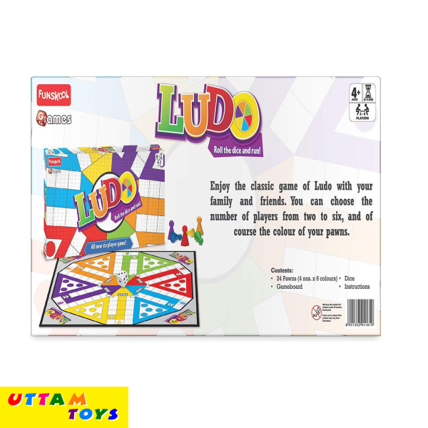 Funskool Ludo New Six Player Game