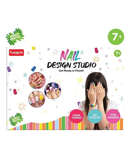 Funskool Handycrafts Easy To Peel Nail Design Studio