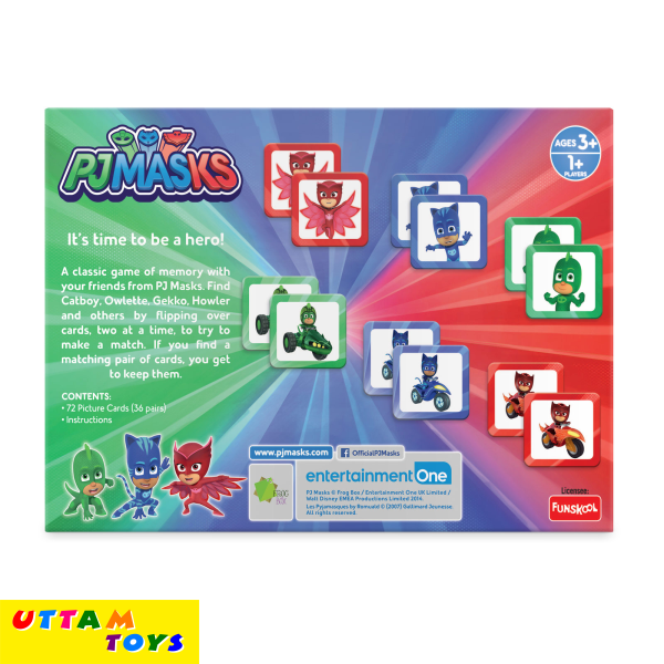 Funskool PJ Masks Memory Game