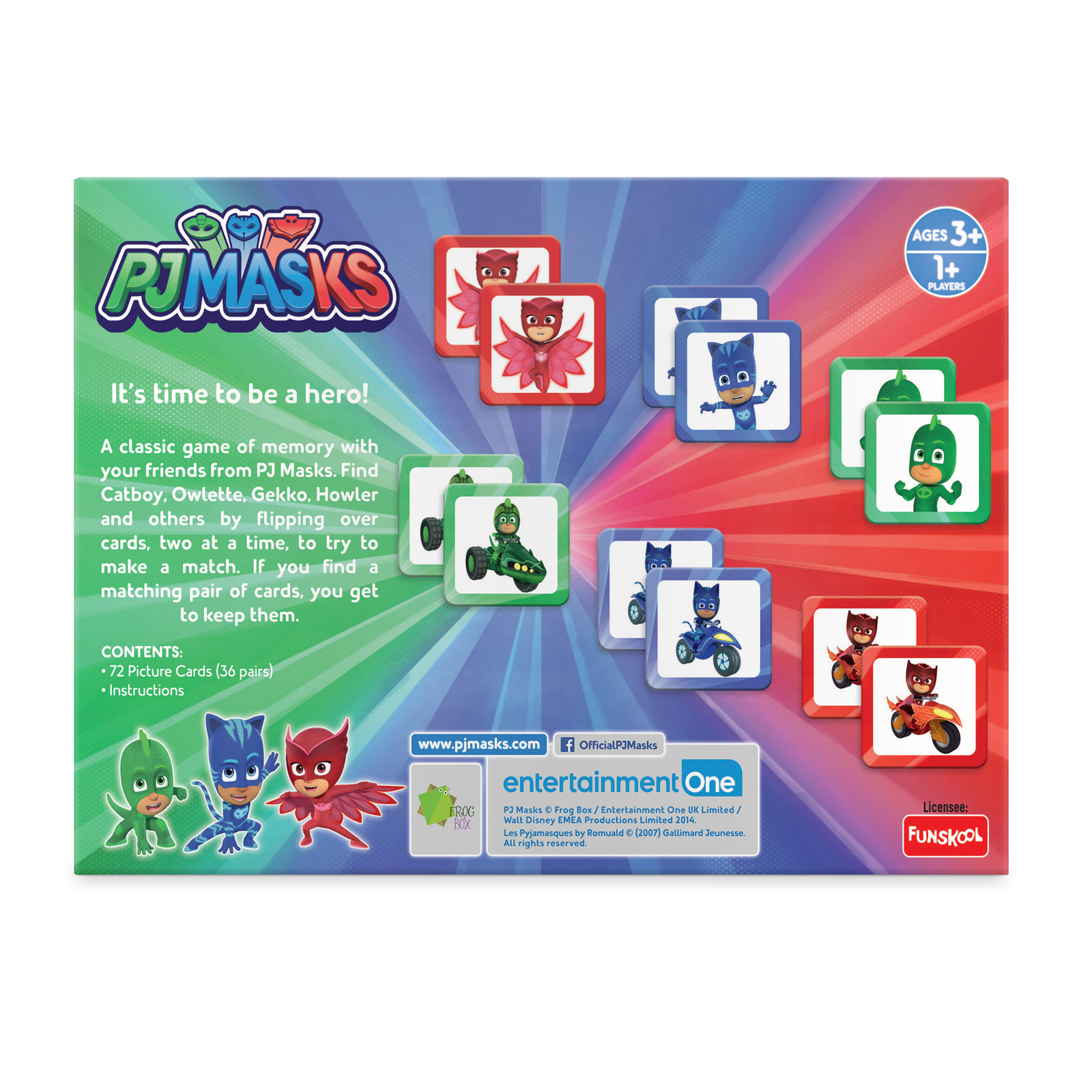 Funskool PJ Masks Memory Game