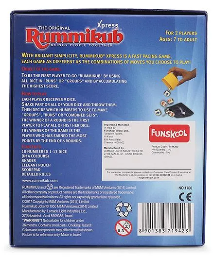 Funskool Rummikub Xpress