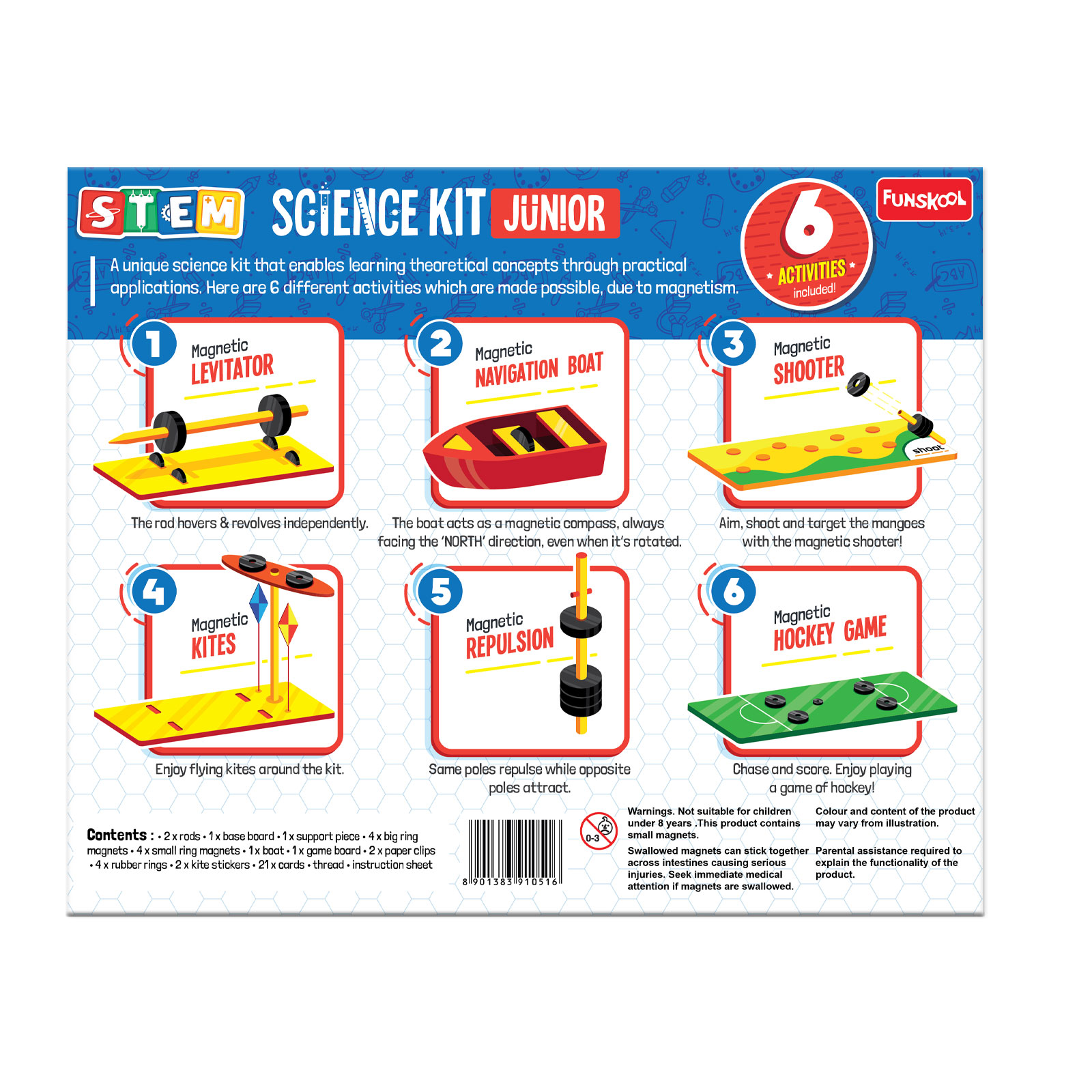 Funskool Science kit Junior - Magnetism Diy Kiot