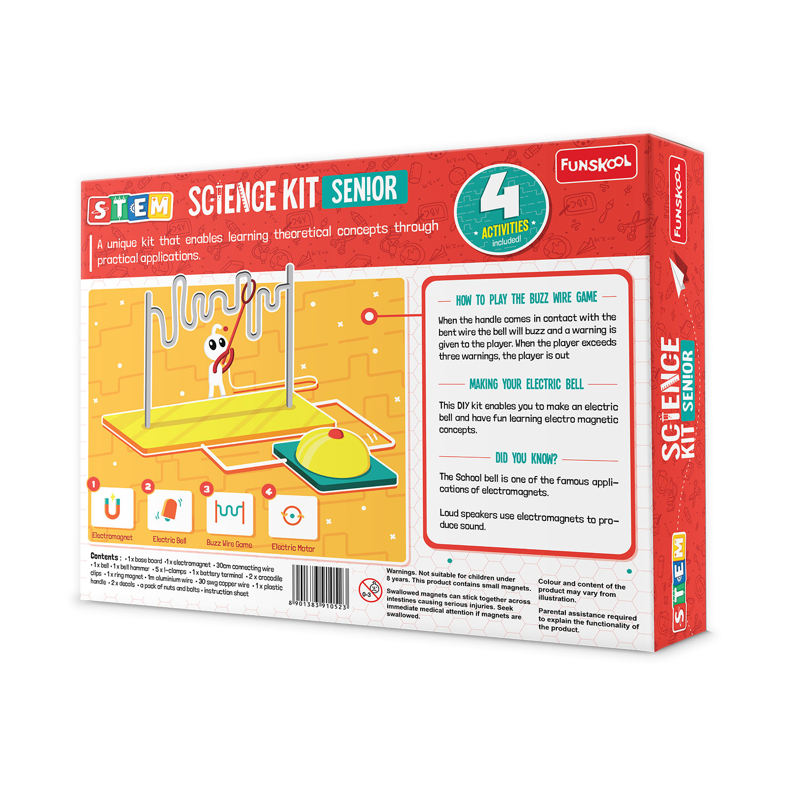 Funskool Science kit - Senior - Electromagnetism Diy Kit