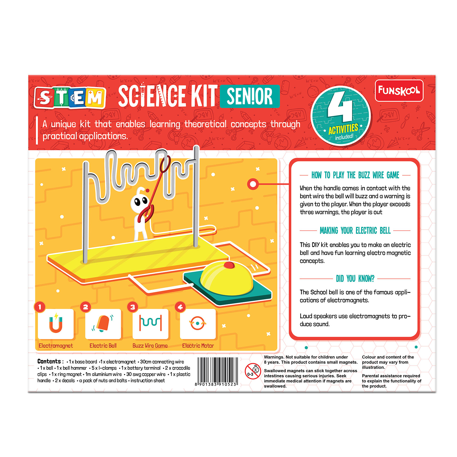 Funskool Science kit - Senior - Electromagnetism Diy Kit