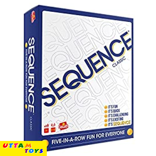 Funskool Games - The Original Sequence, Game for The Entire Family, Multicolor