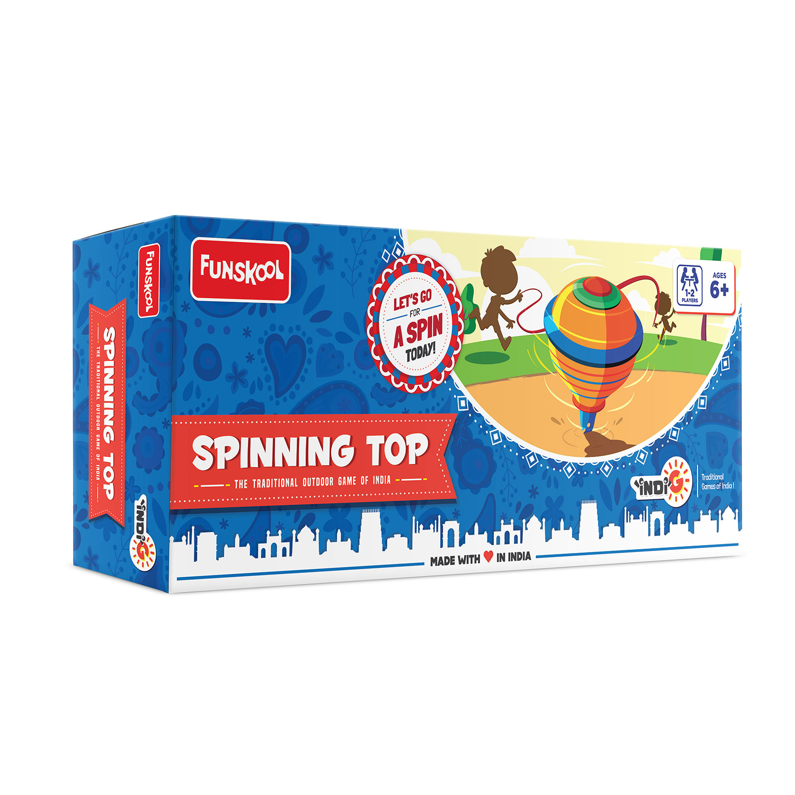 Funskool Spinning Top The Traditional Outdoor Games of India