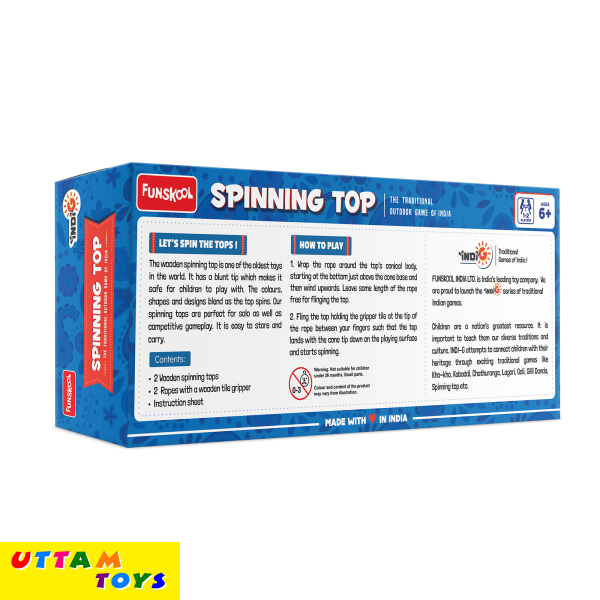 Funskool Spinning Top The Traditional Outdoor Games of India