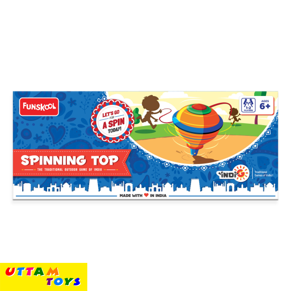 Funskool Spinning Top The Traditional Outdoor Games of India