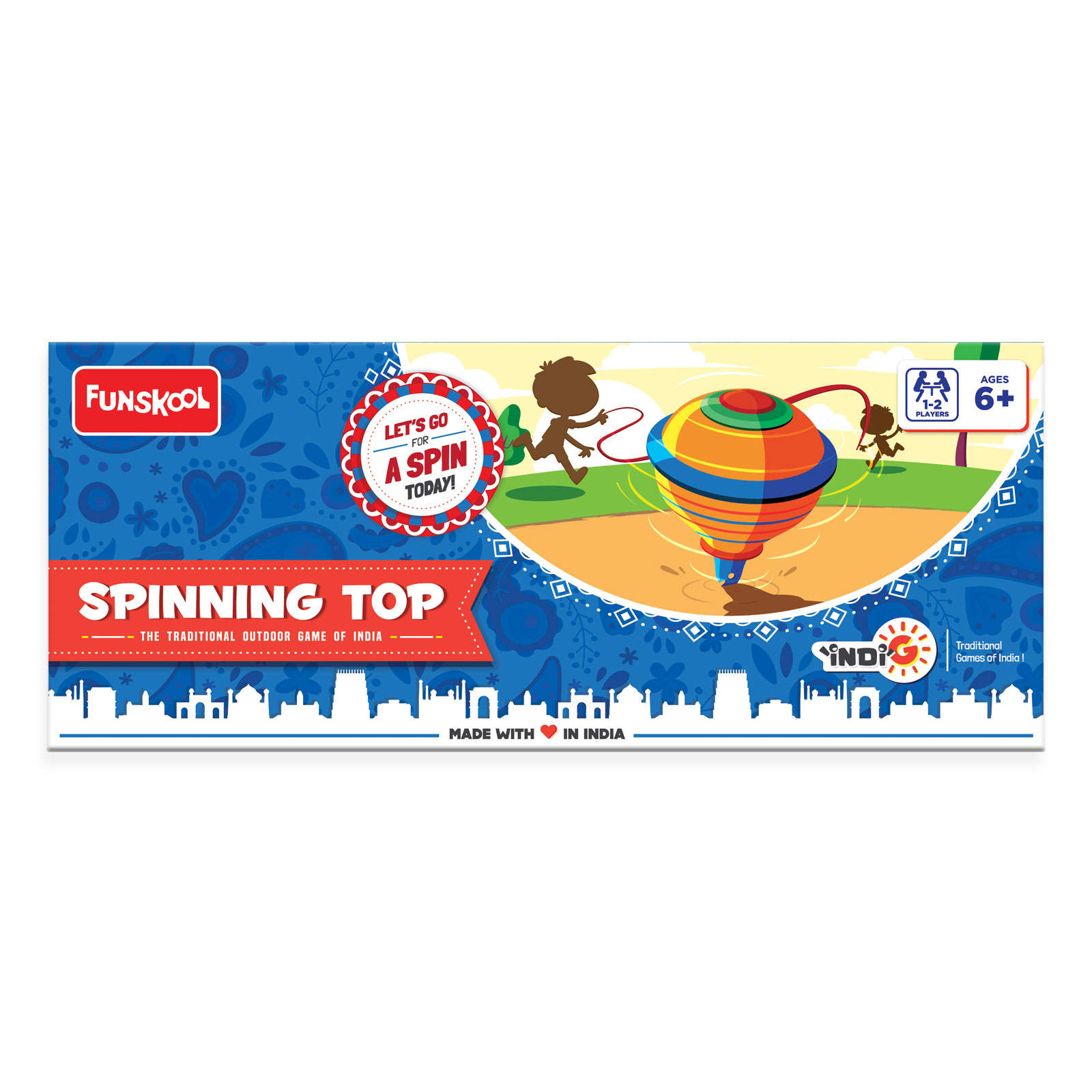 Funskool Spinning Top The Traditional Outdoor Games of India