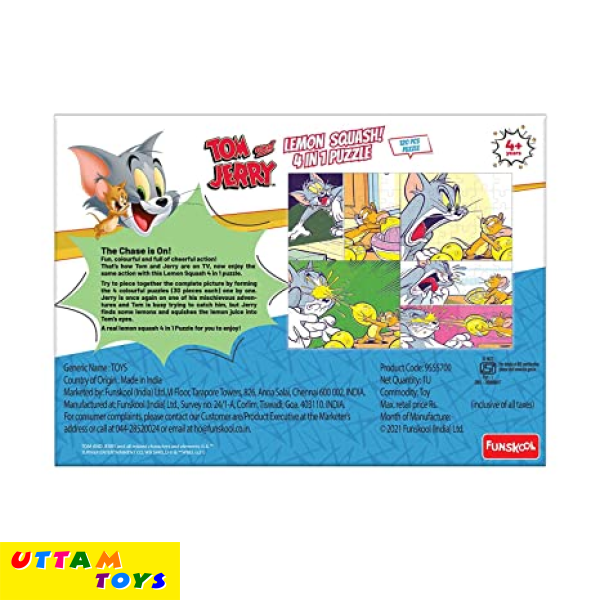 Funskool-Tom & Jerry Lemon Puzzle