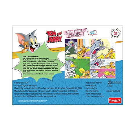 Funskool-Tom & Jerry Lemon Puzzle