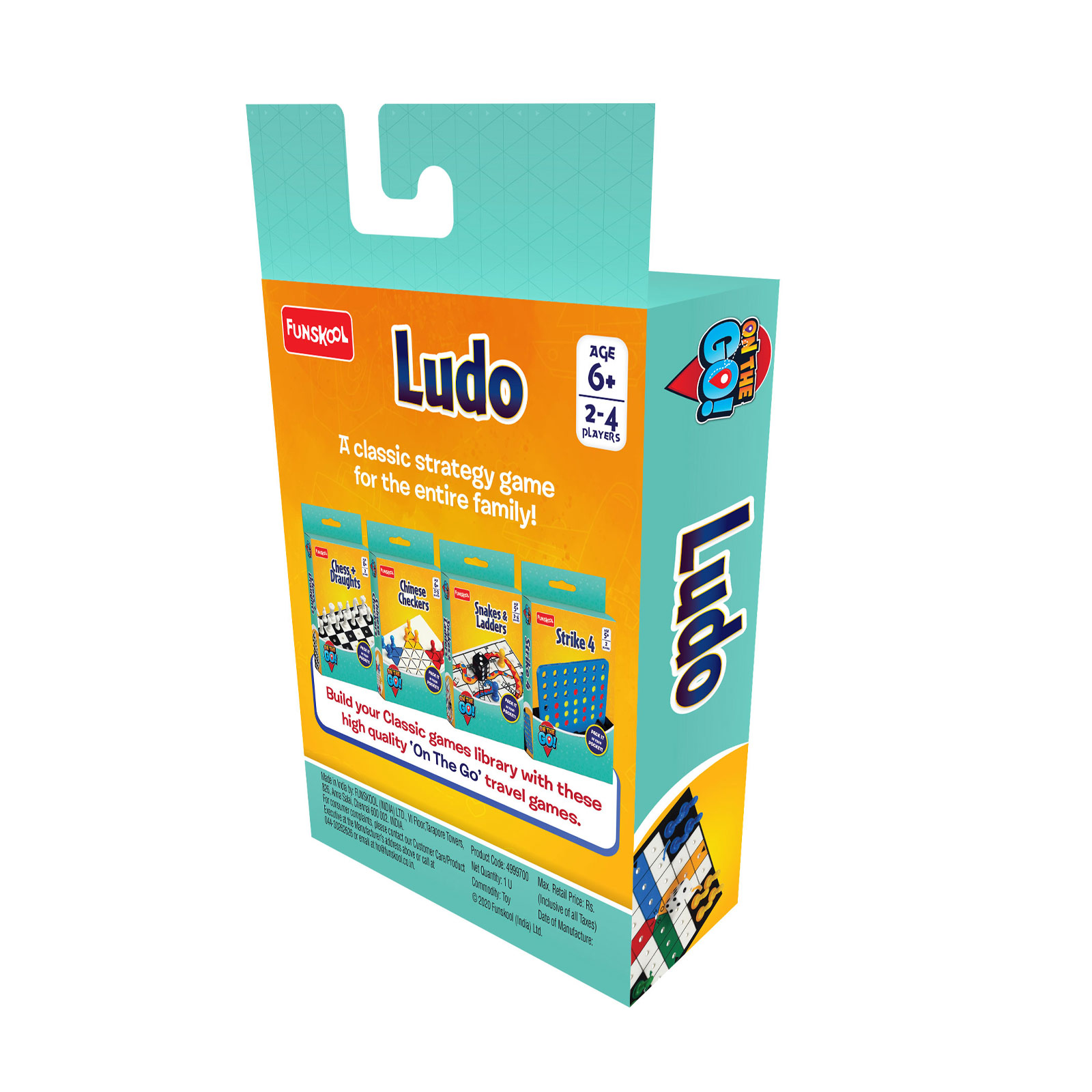 Funskool Travel Ludo Game