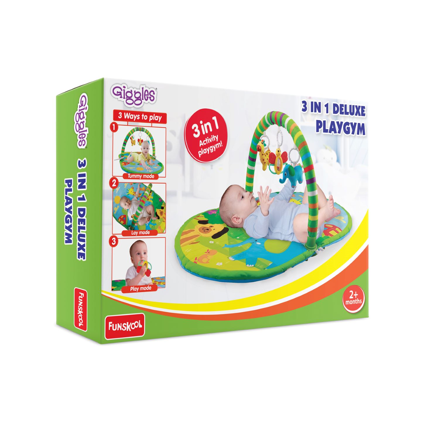 Funskool Giggles 3 IN 1 DELUXE PLAYGYM