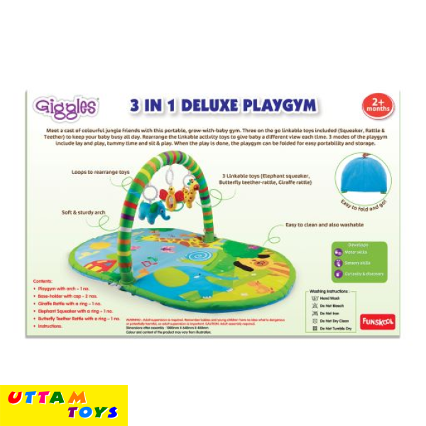 Funskool Giggles 3 IN 1 DELUXE PLAYGYM