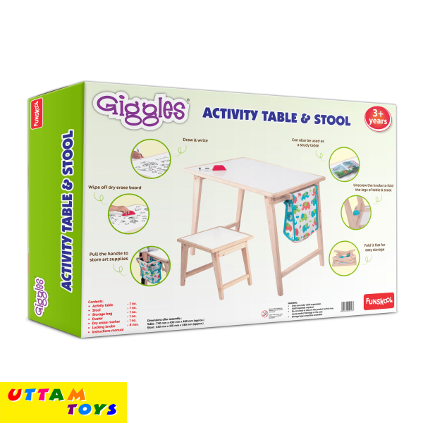 Funskool Giggles Activity Table & Stool