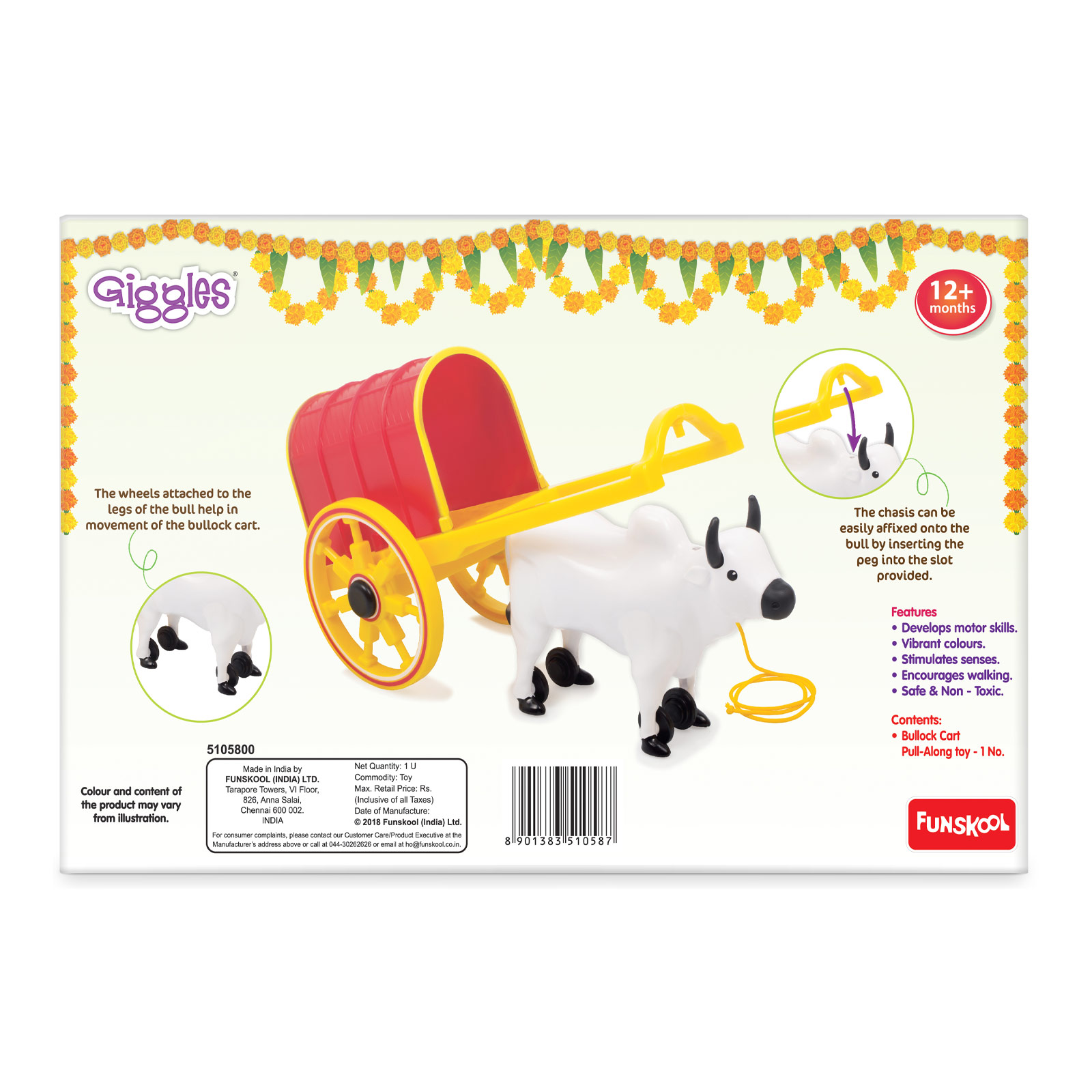 Funskool Giggles Bullock Cart