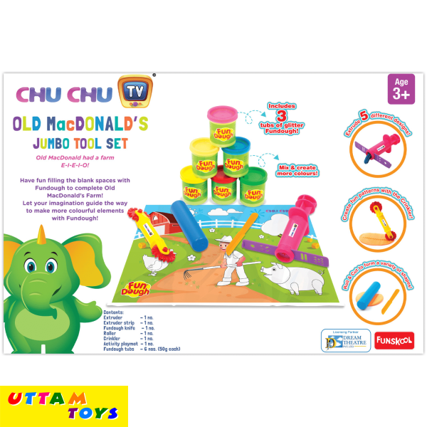 Funskool Giggles ChuChuTV Old Mac Donald's Jumbo Tool Set