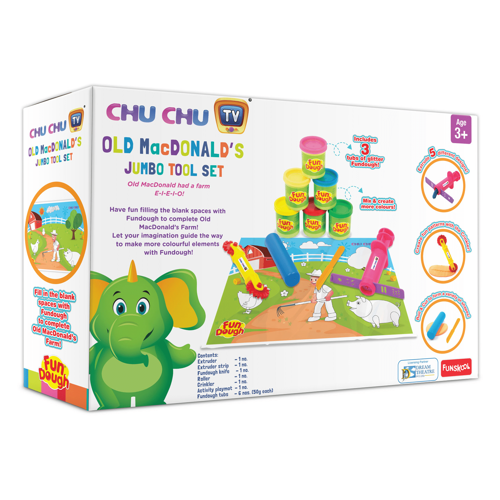 Funskool Giggles ChuChuTV Old Mac Donald's Jumbo Tool Set