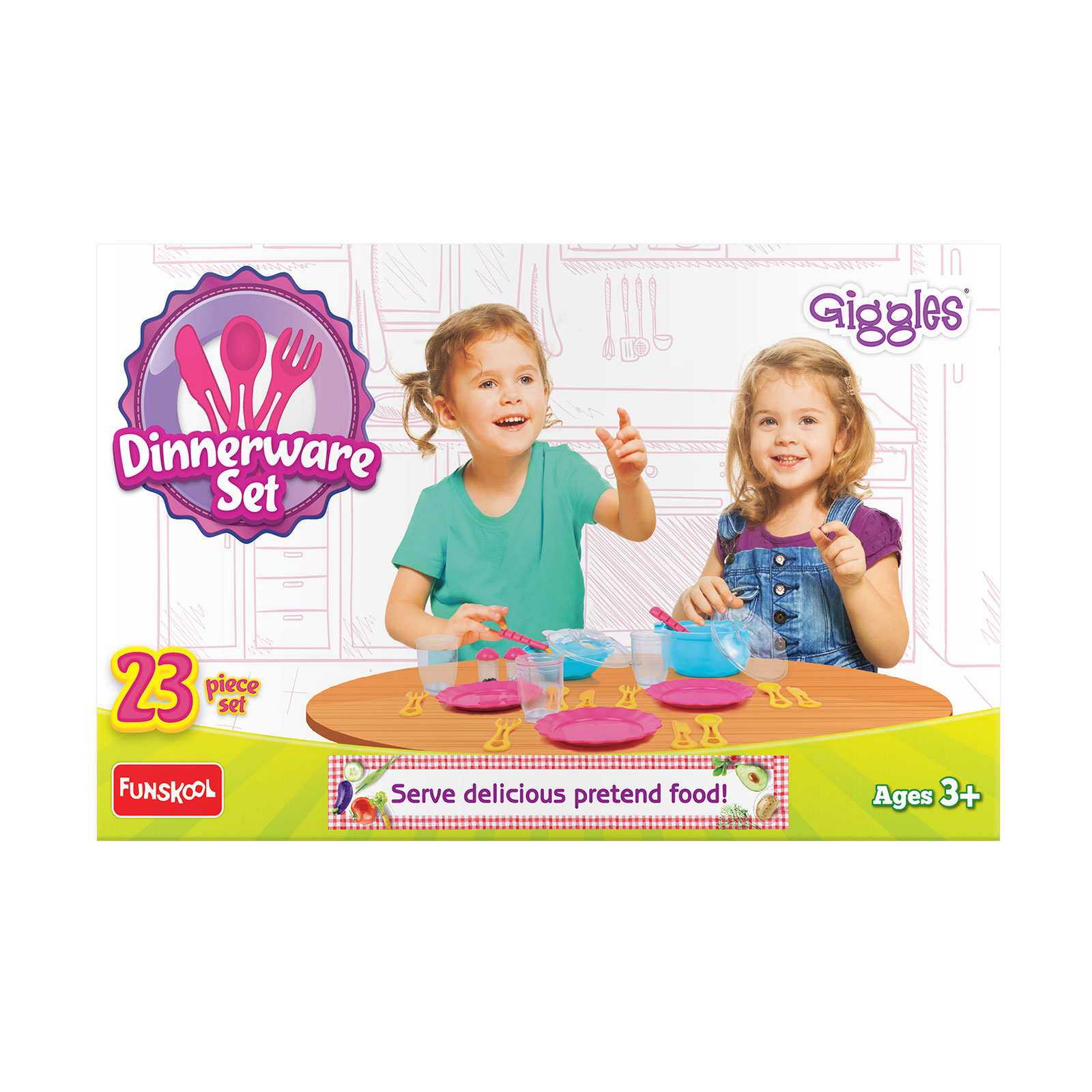 Funskool Giggles Dinner Ware Party Set