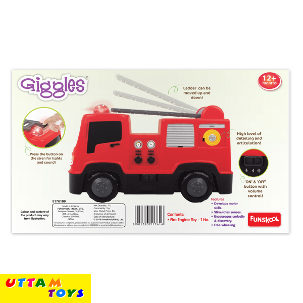 Funskool Giggles Fire Engine