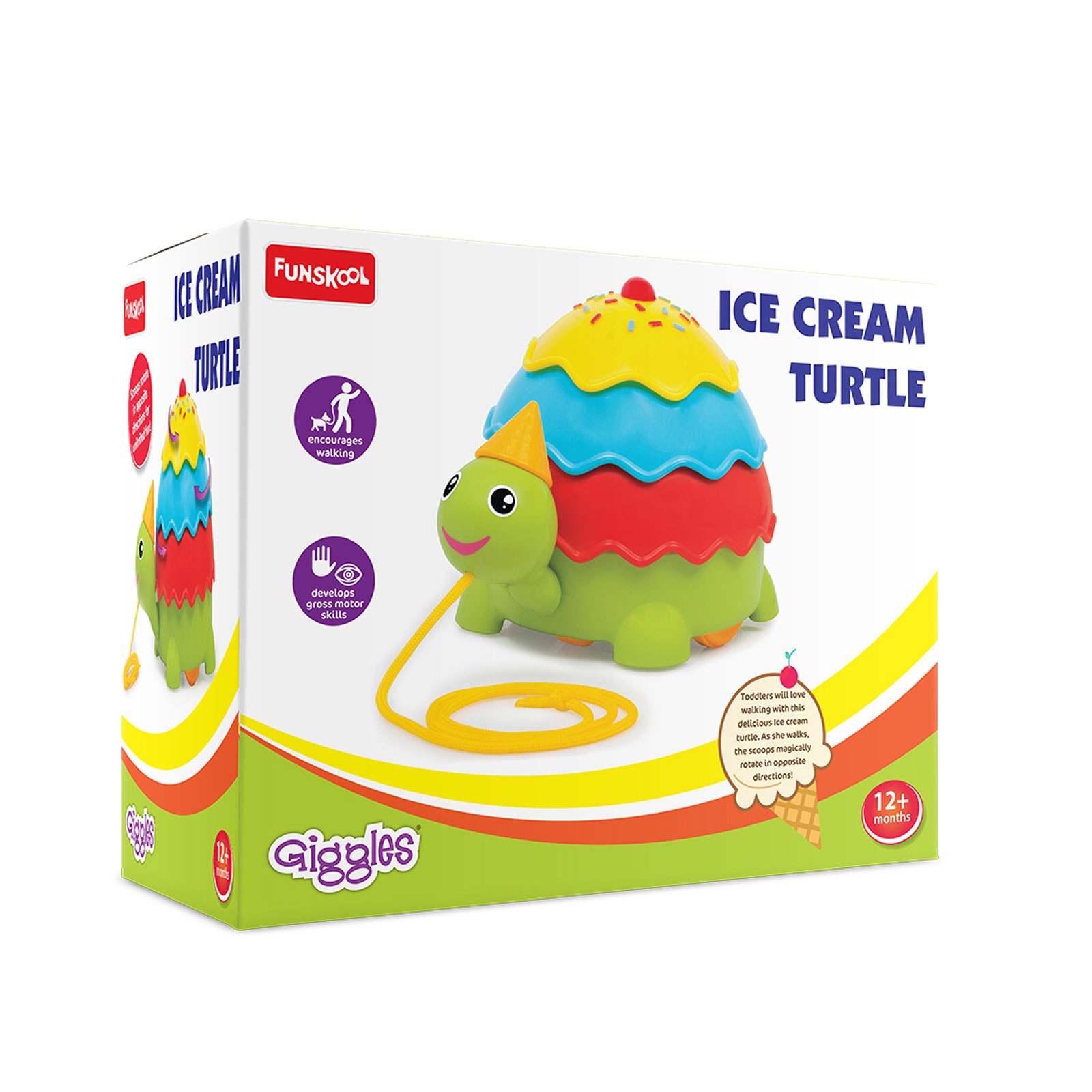 Funskool Giggles Ice Cream Turtle