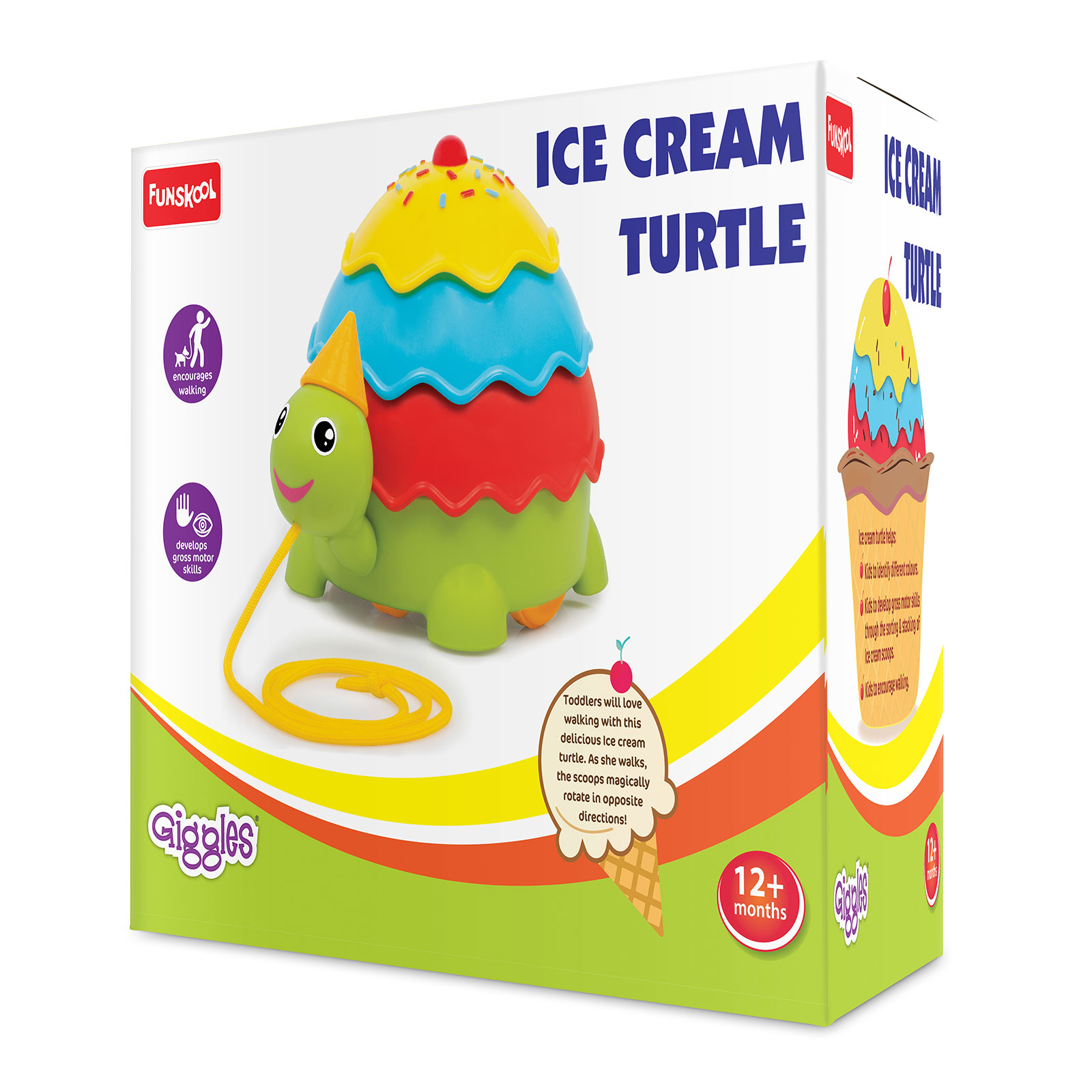 Funskool Giggles Ice Cream Turtle