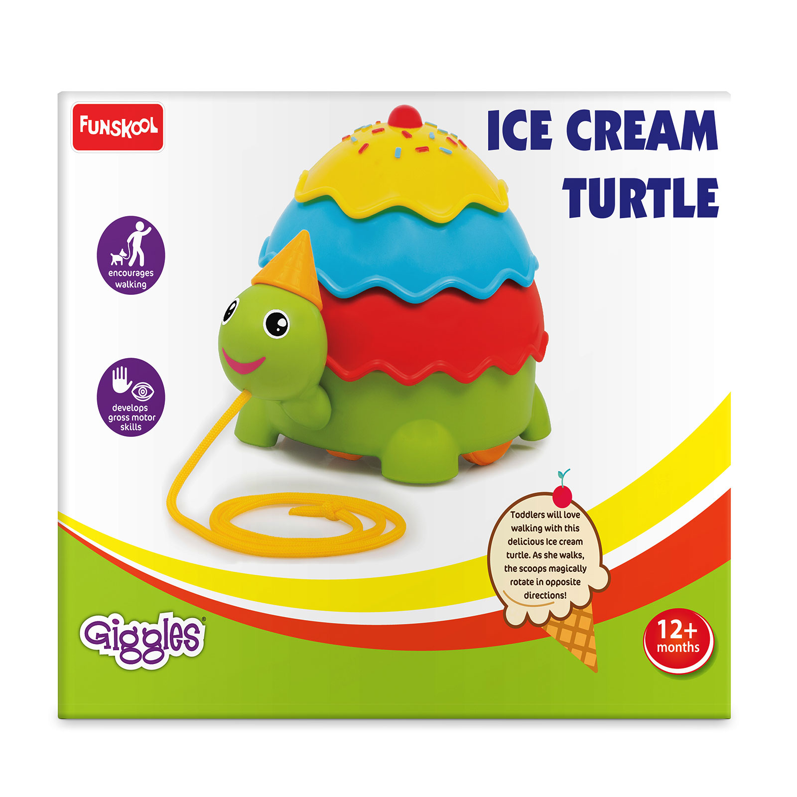 Funskool Giggles Ice Cream Turtle