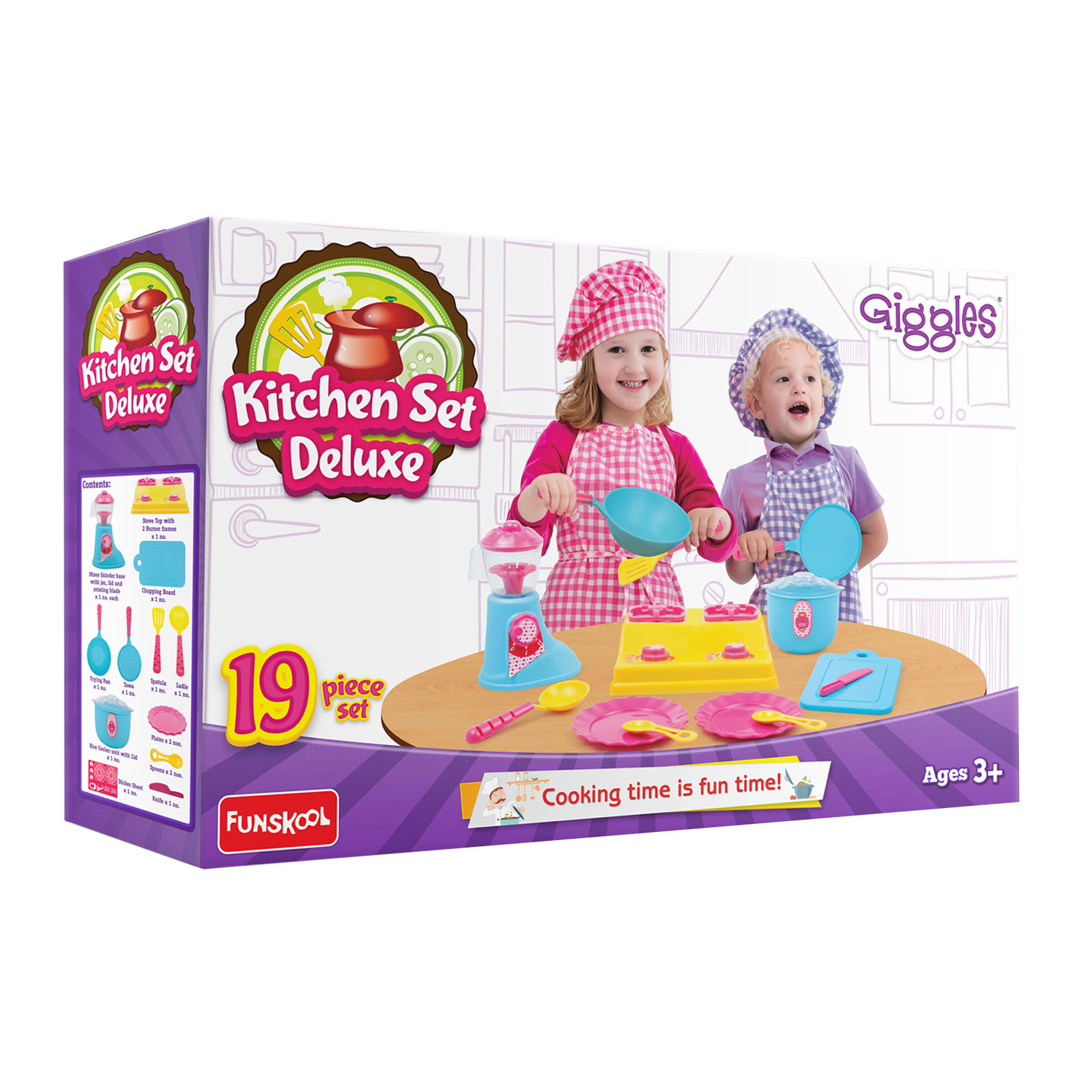 Funskool Giggles Kitchen Set Deluxe