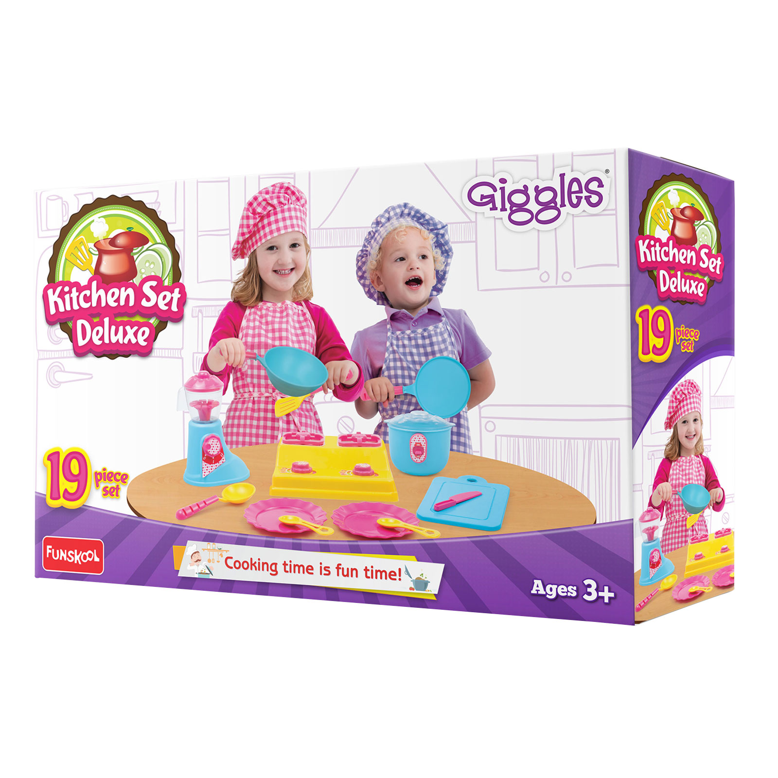 Funskool Giggles Kitchen Set Deluxe