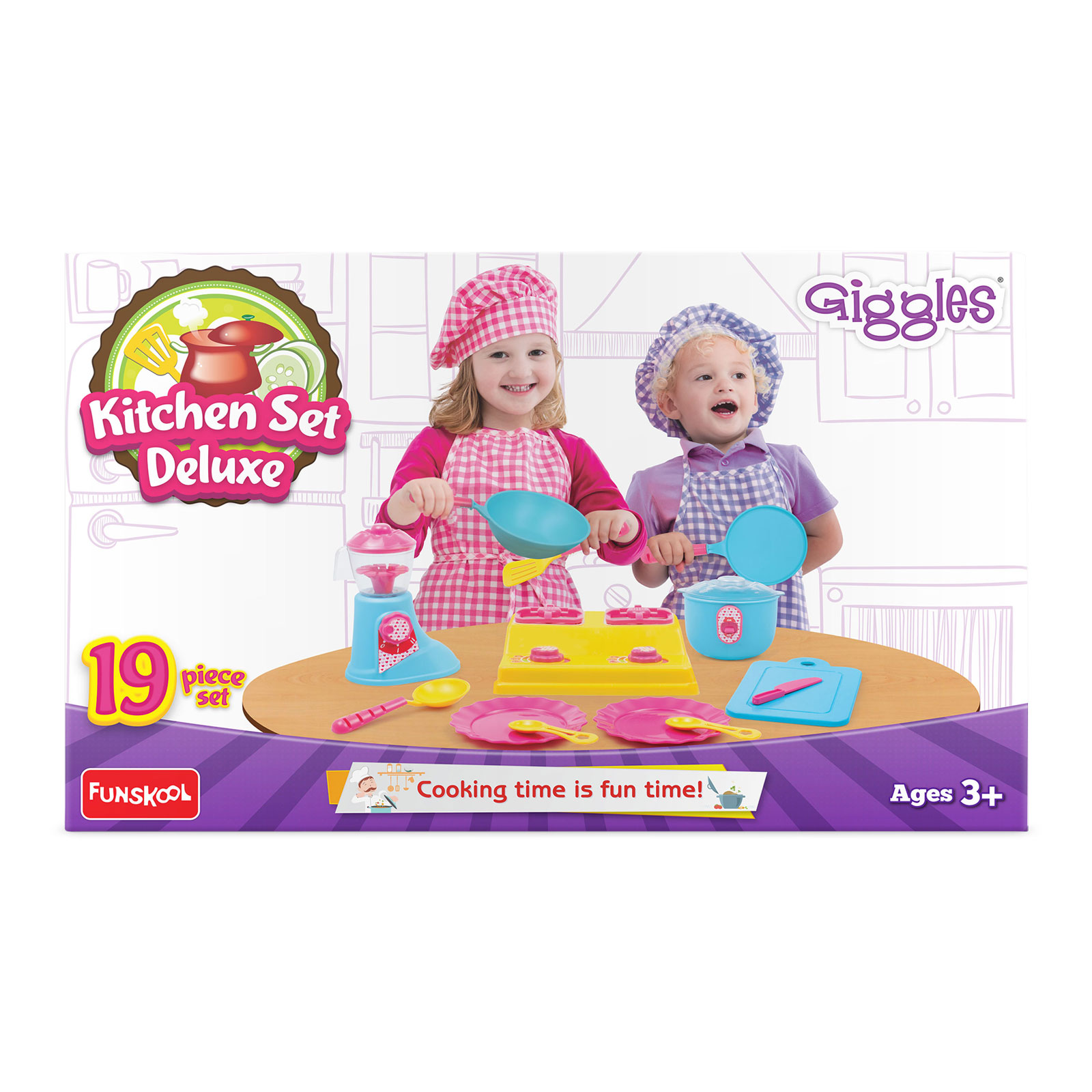 Funskool Giggles Kitchen Set Deluxe