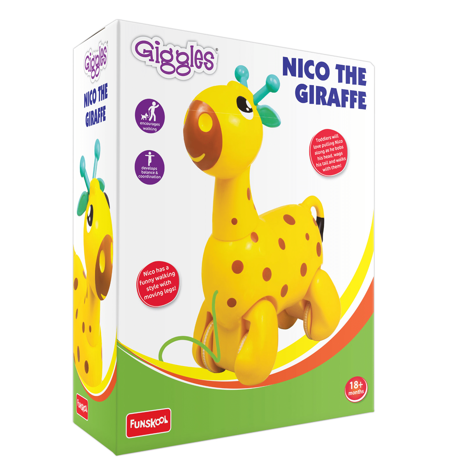 Funskool Giggles Nico - The Giraffe