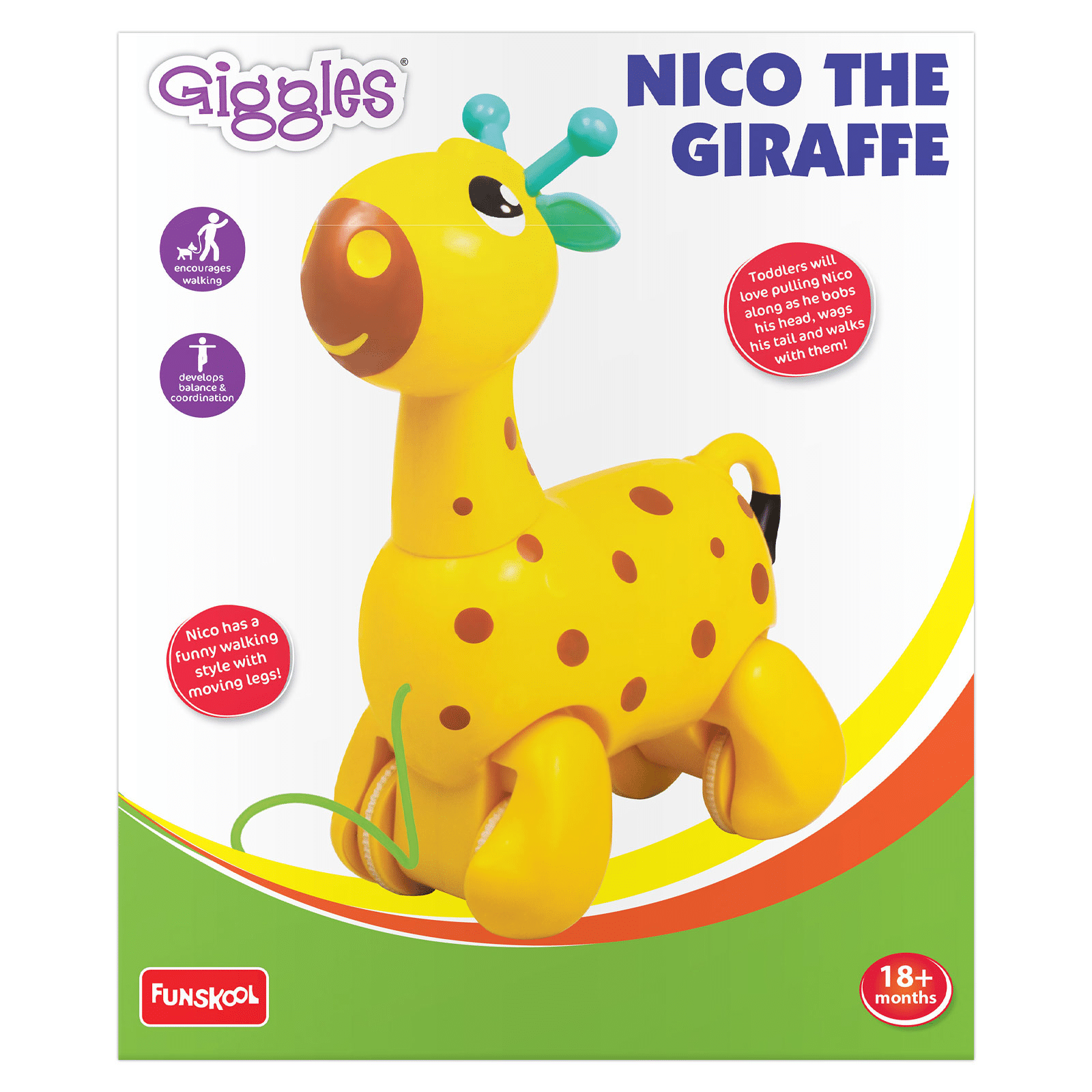 Funskool Giggles Nico - The Giraffe