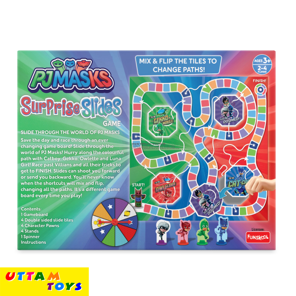 Funskool Giggles PJ Masks Surprise Slides Game