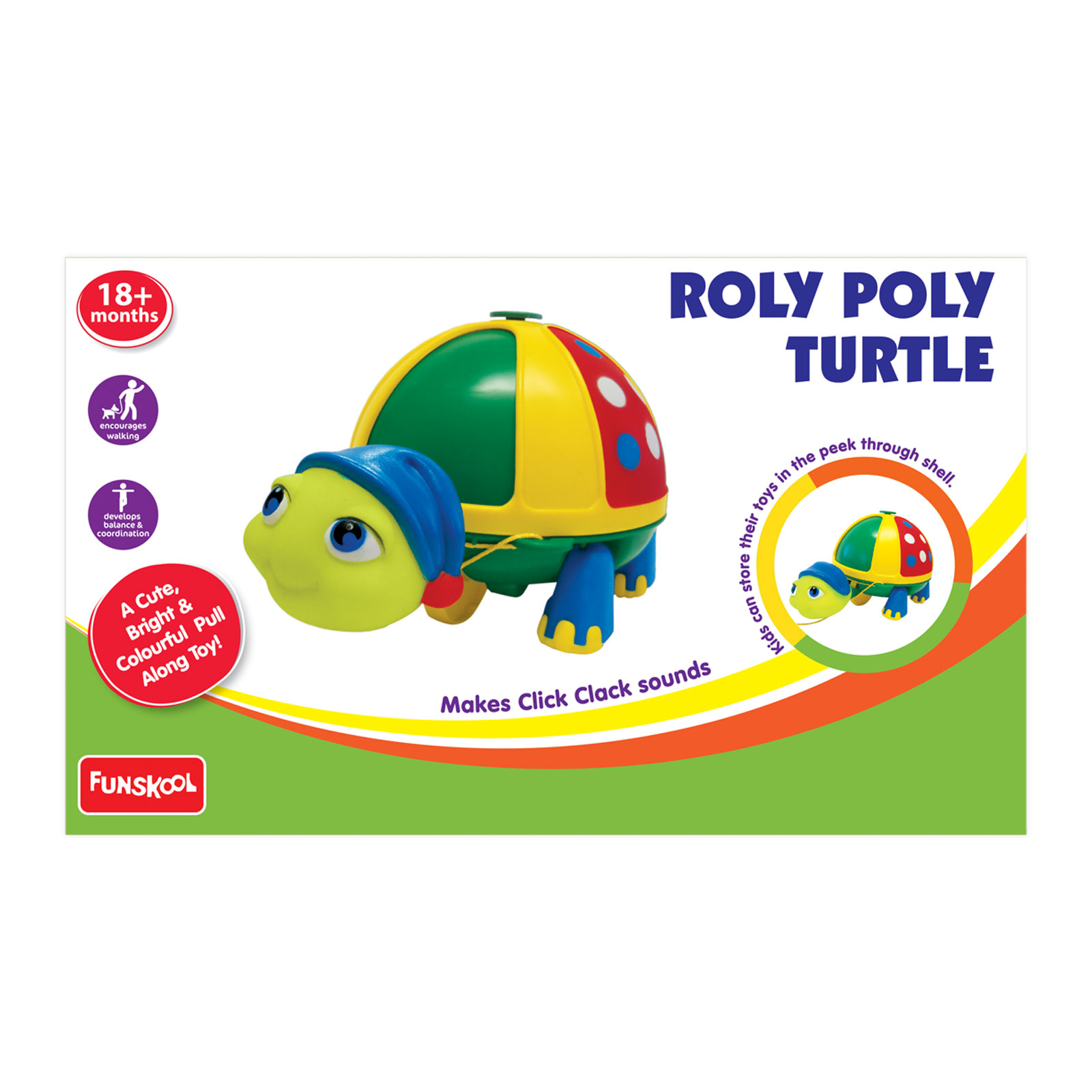 Funskool Giggles Roly Poly Turtle