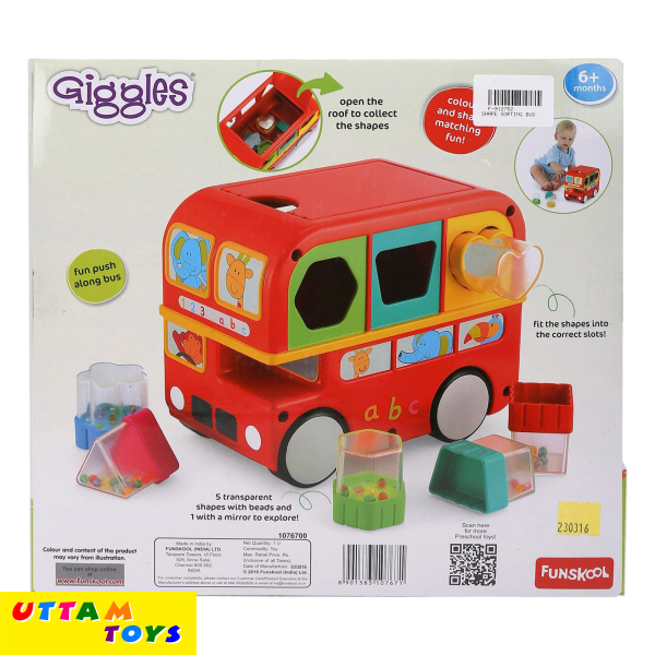 Funskool Giggles Shape Sorting Bus