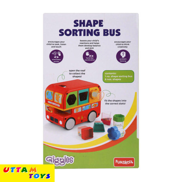 Funskool Giggles Shape Sorting Bus