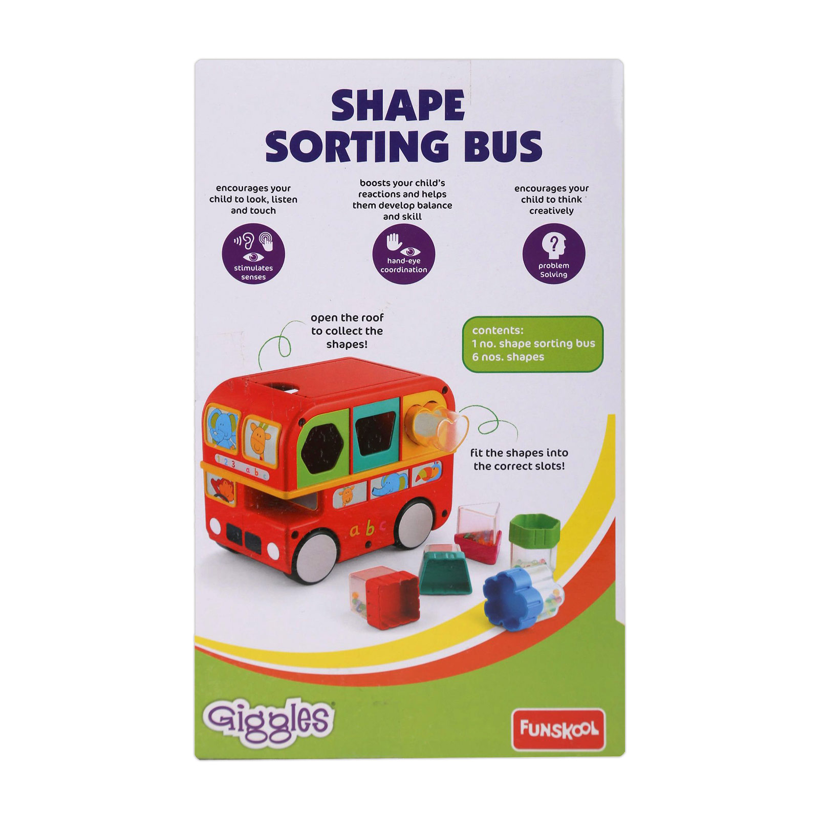 Funskool Giggles Shape Sorting Bus