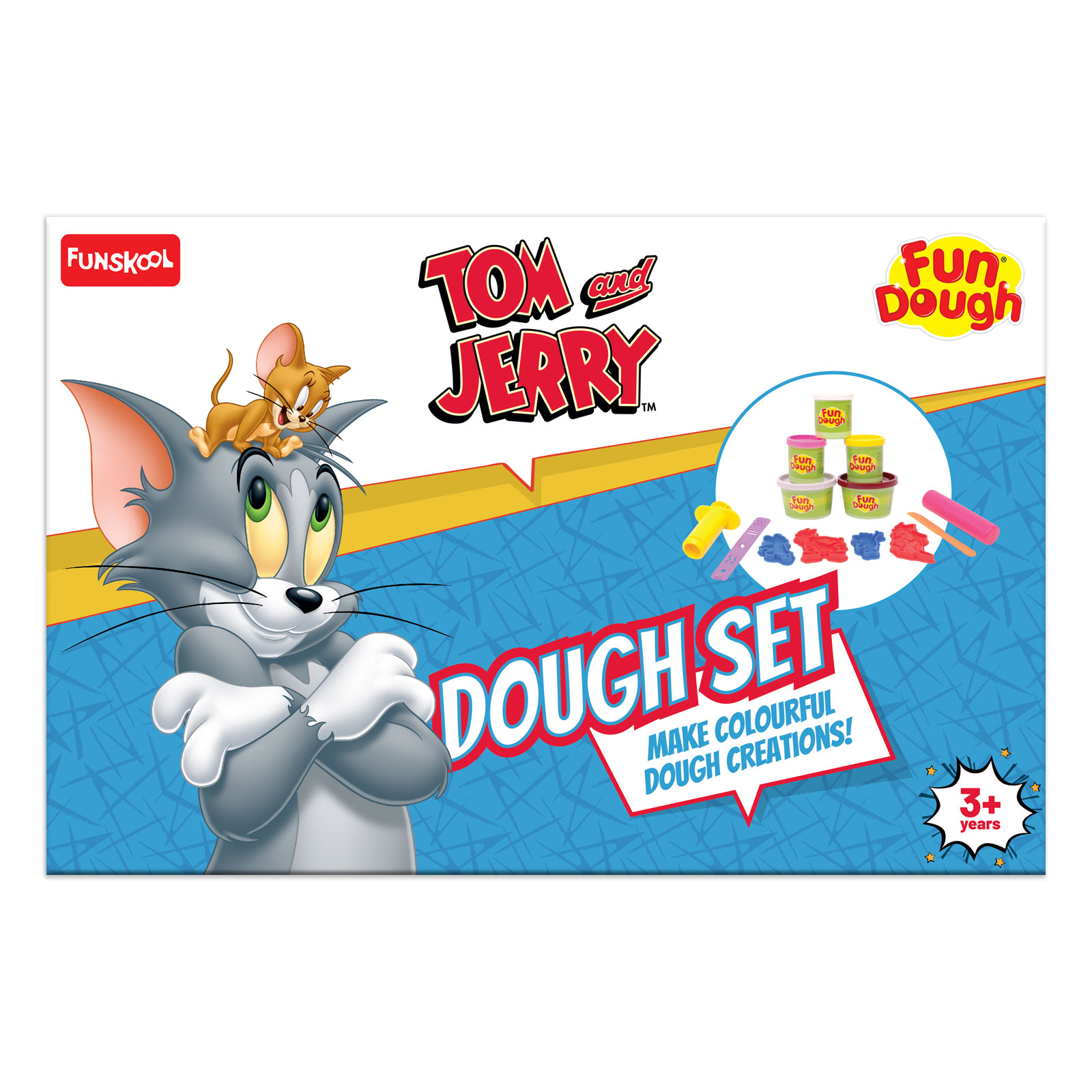 Funskool Giggles Tom & Jerry Dough Kit