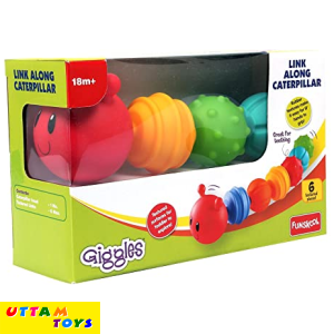 Giggles Link Along Caterpillar, Multi Color