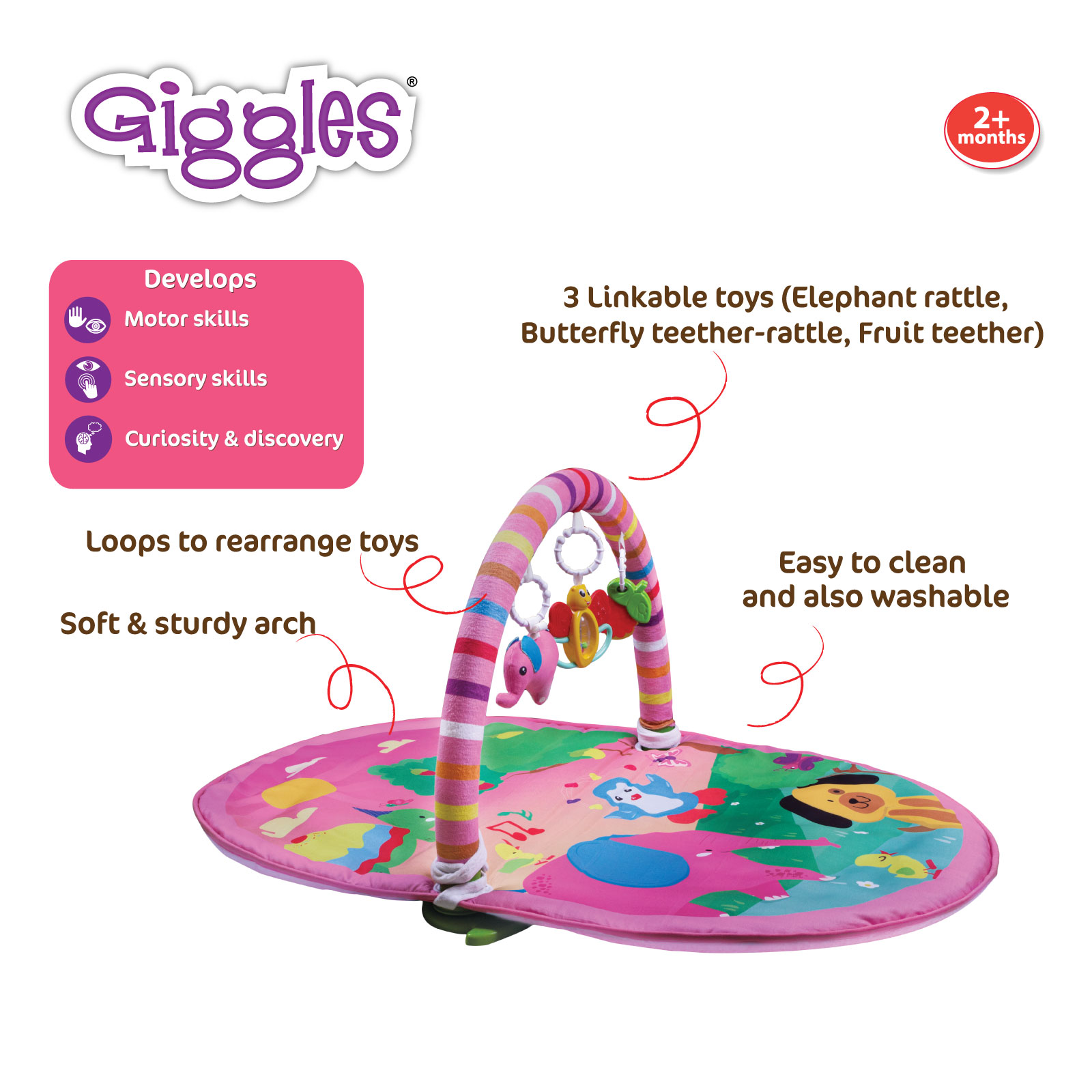 Funskool Giggles - Deluxe Play gym