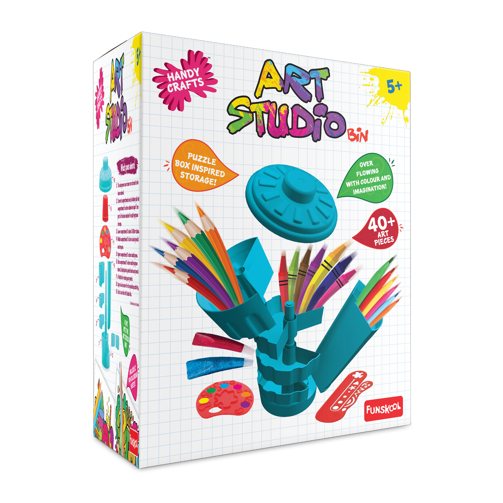 Funskool Handycrafts Art Studio Bin