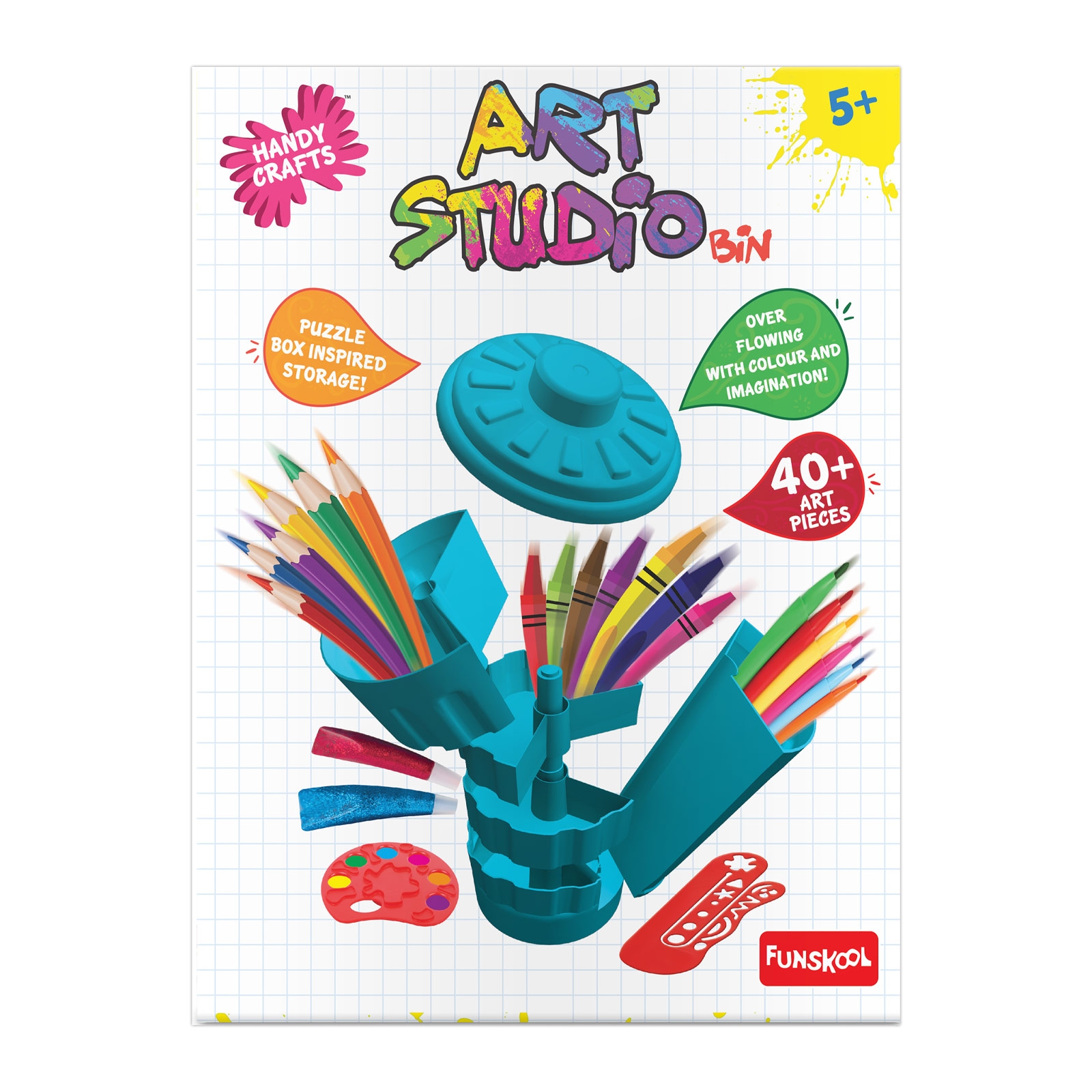 Funskool Handycrafts Art Studio Bin