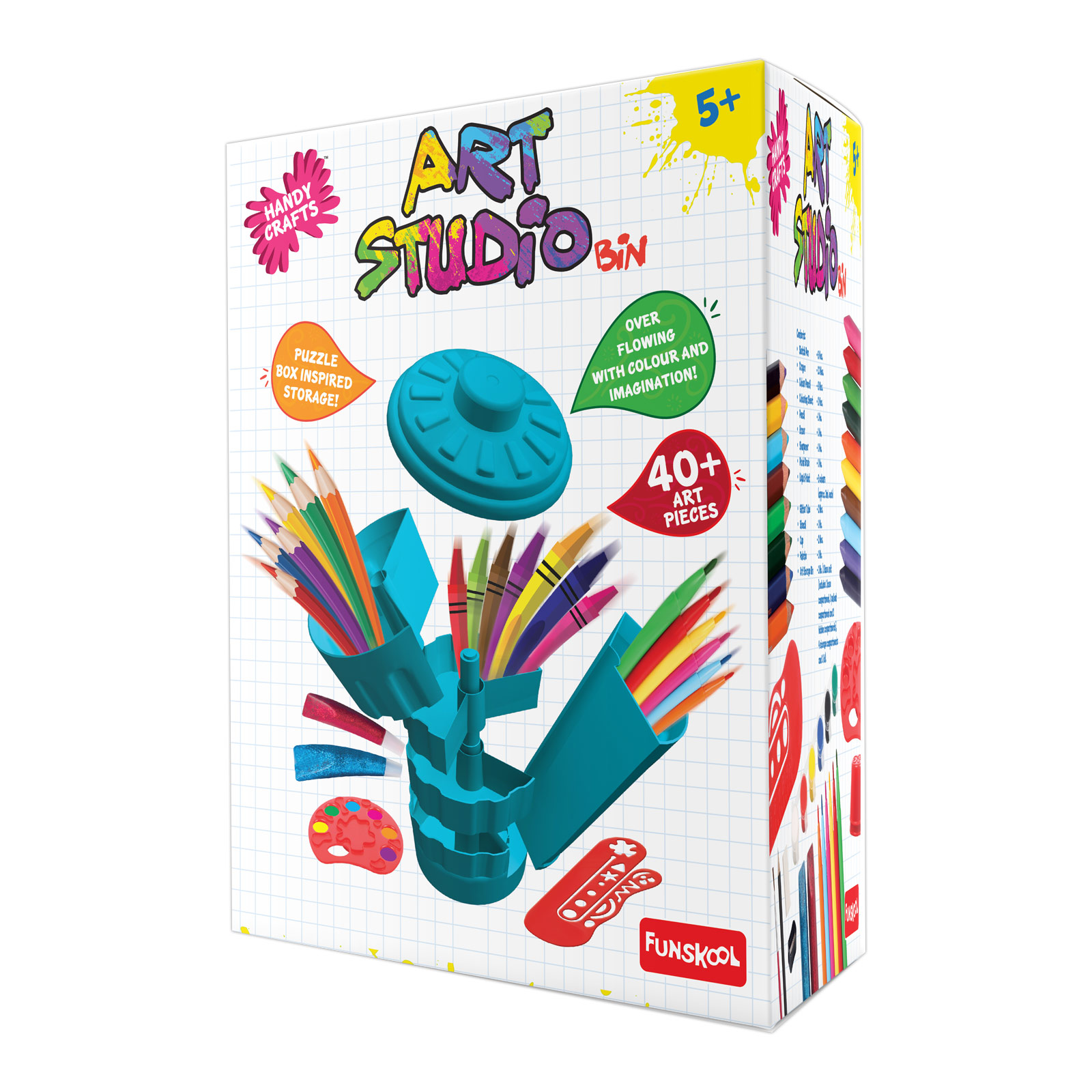 Funskool Handycrafts Art Studio Bin