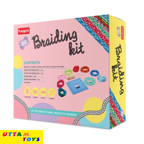 Funskool Handy Crafts Braiding Kit