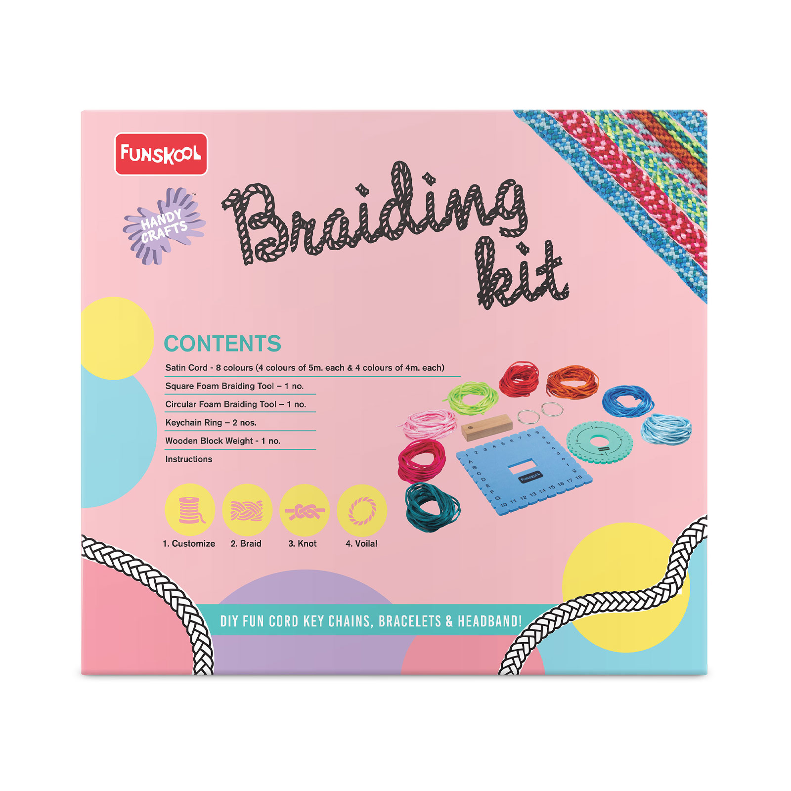 Funskool Handy Crafts Braiding Kit