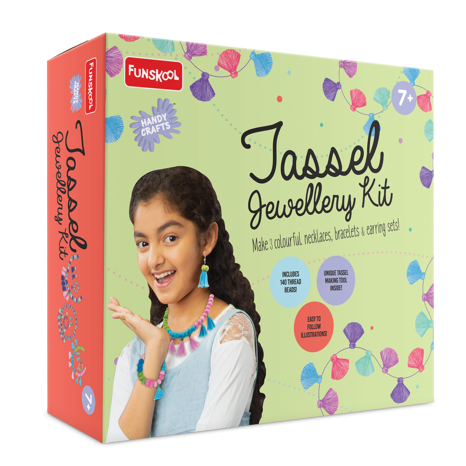 Funskool Handy Crafts Tassel Jewellery